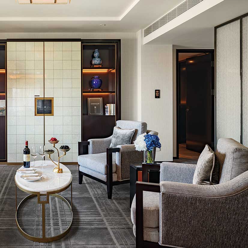 Guest suites at the Peninsula